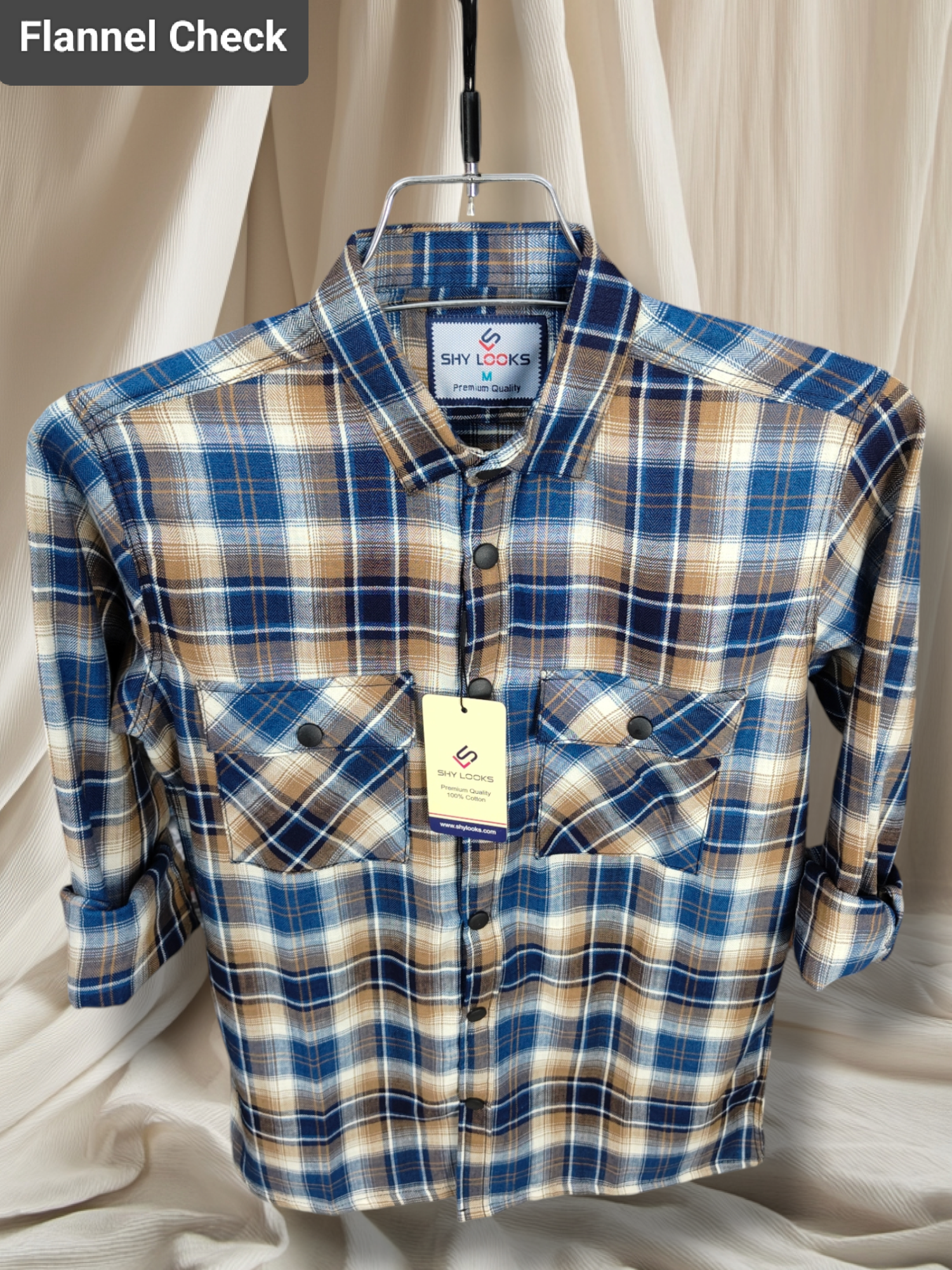 Premium Snap Button Double Pocket Shirt for winter