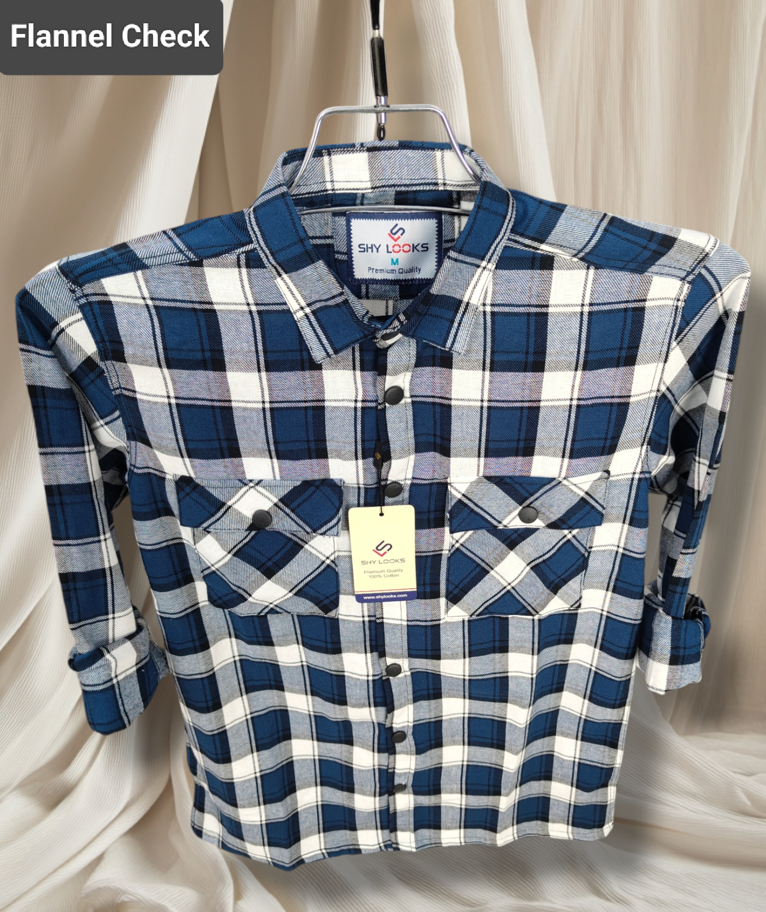 Premium Snap Button Double Pocket Shirt for winter