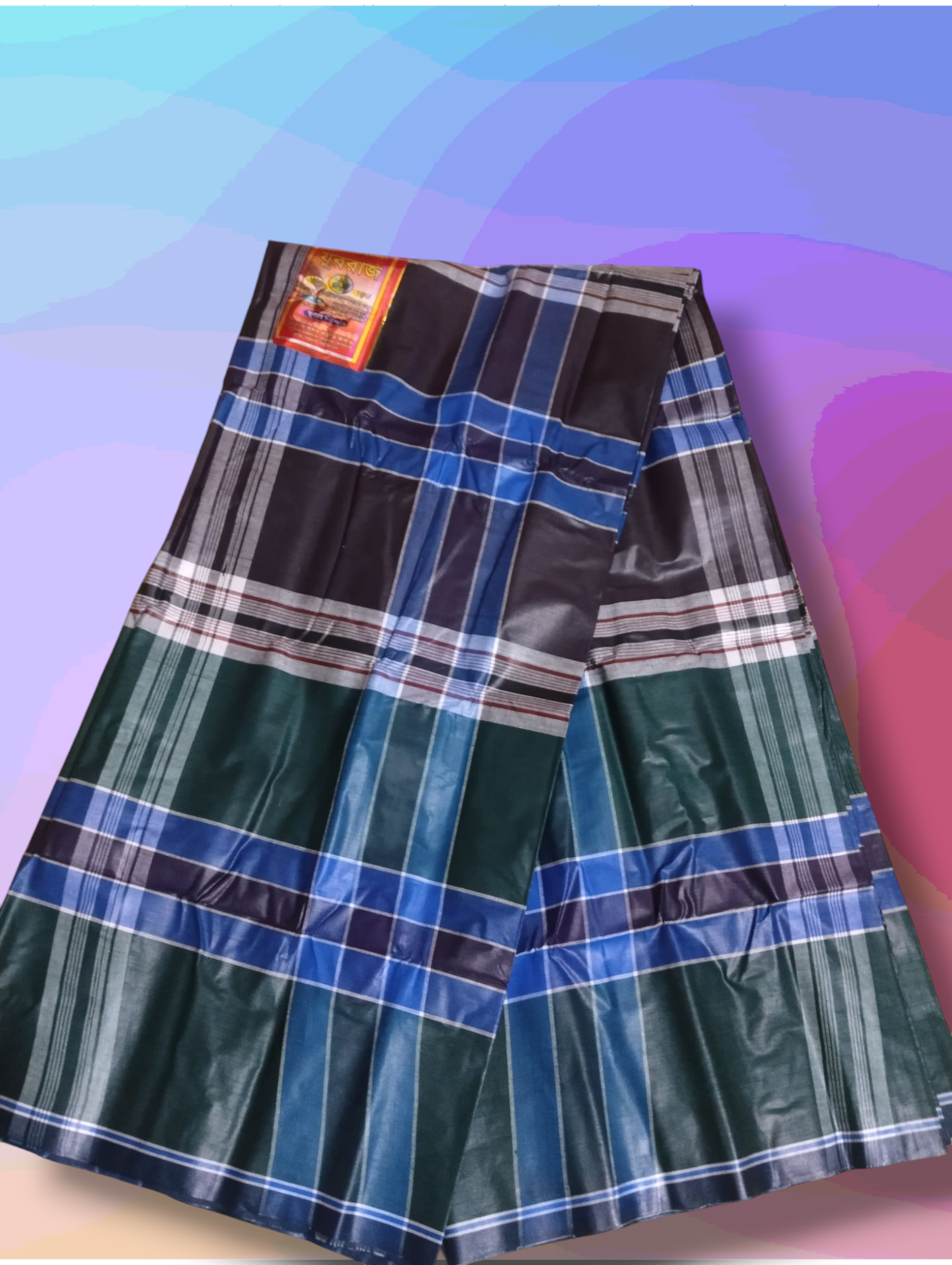 100%PURE COTTON SUTI LUNGI(5.5 HAT)
