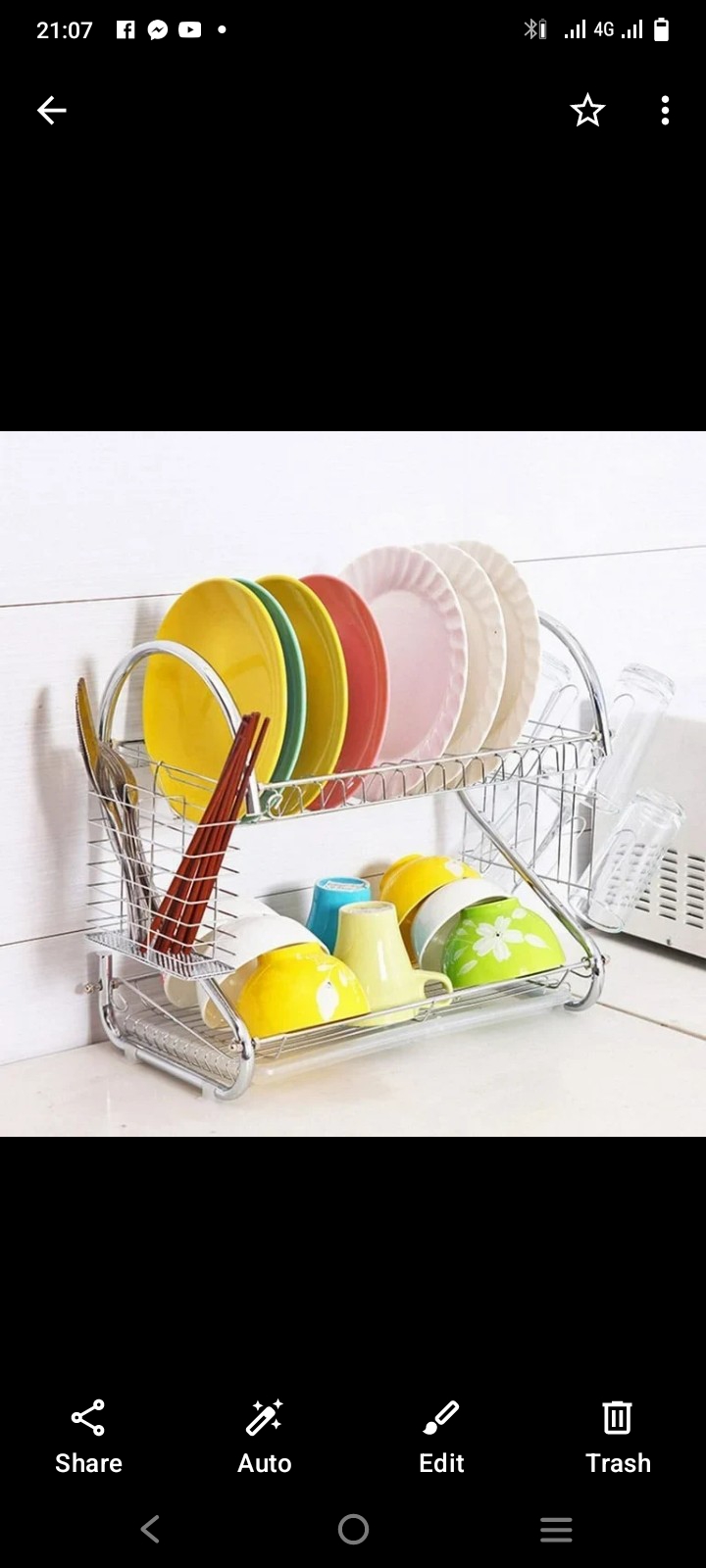 2 Layer Kitchen Dish Rack