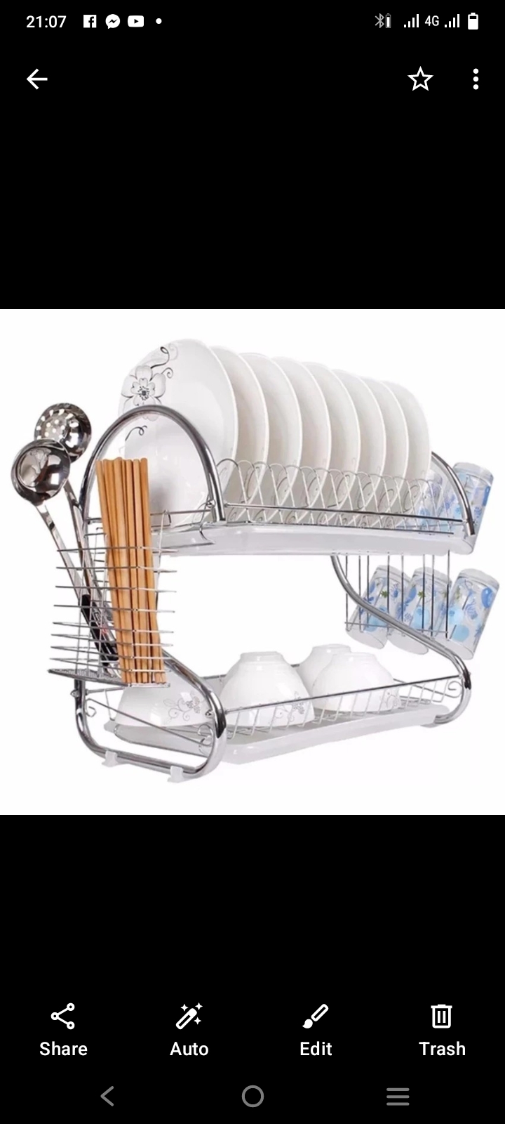 2 Layer Kitchen Dish Rack