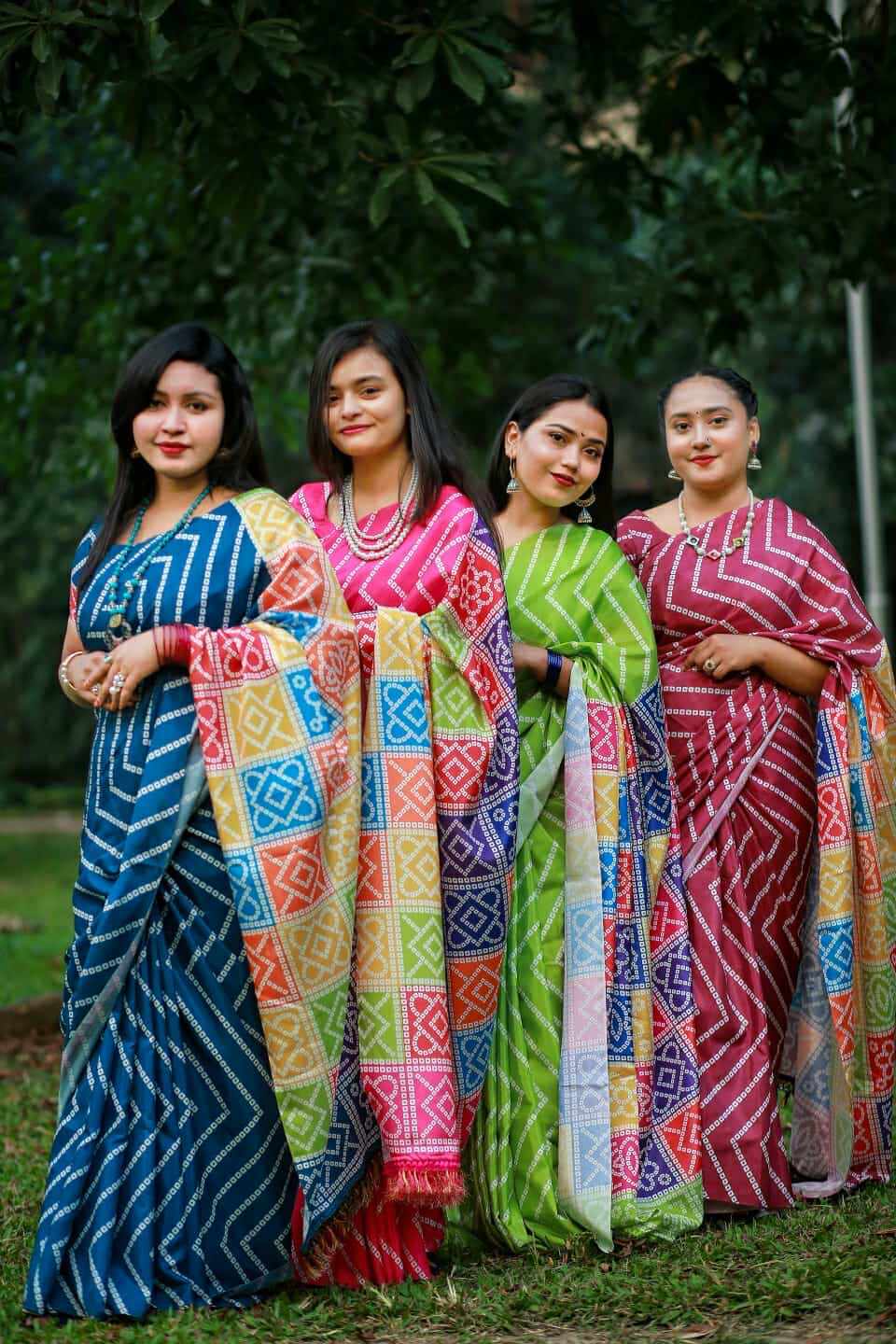 Pure silk with digital print