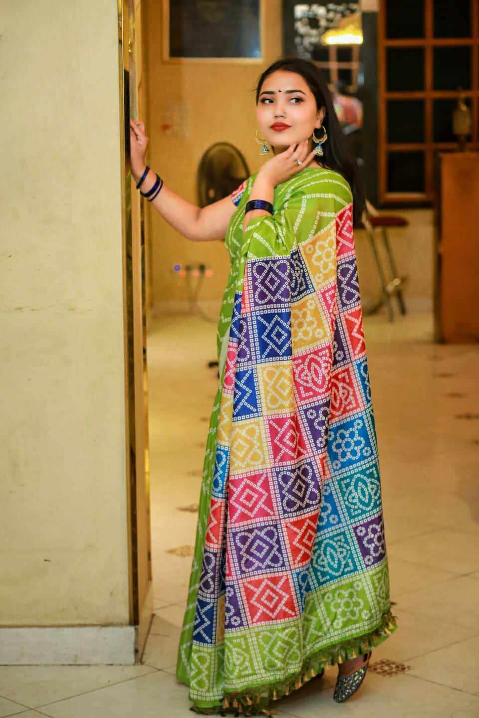 Pure silk with digital print
