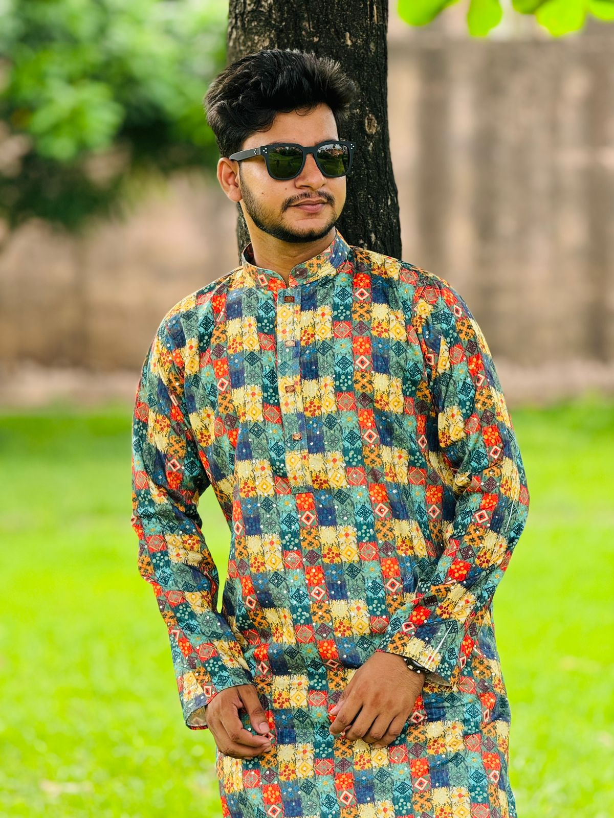 Premium Digital Print Cotton Panjabi