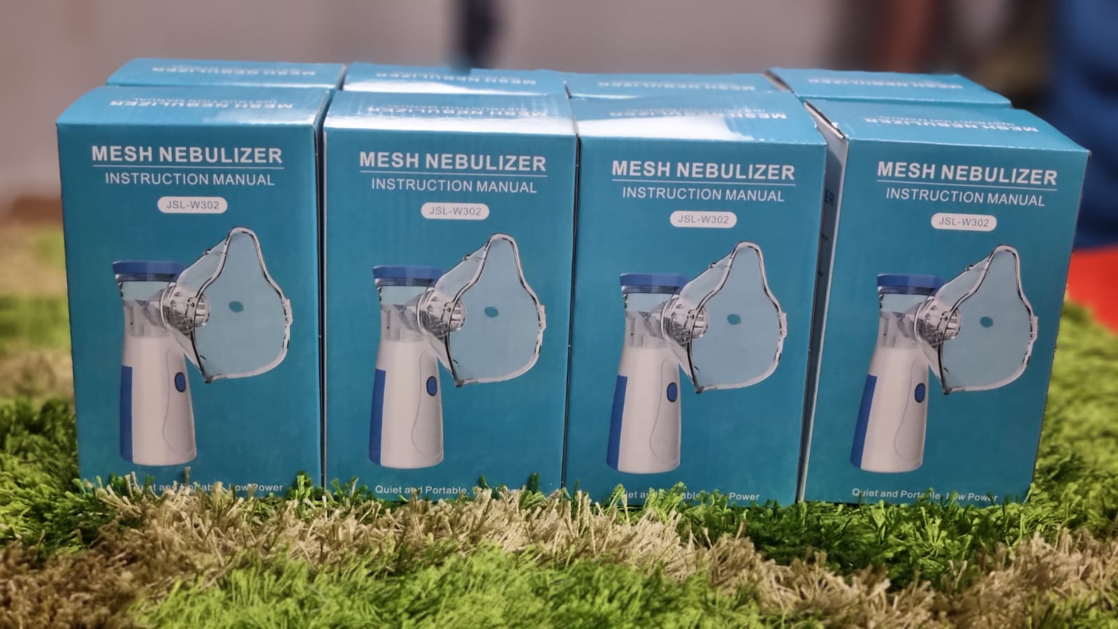?? ????_ Portable Mini Handheld Mesh Nebulizer Machine/ Ultrasonic Steam Inhaler Nebulizer Machine For Child & Adults Nebulization-Smart USB Connector