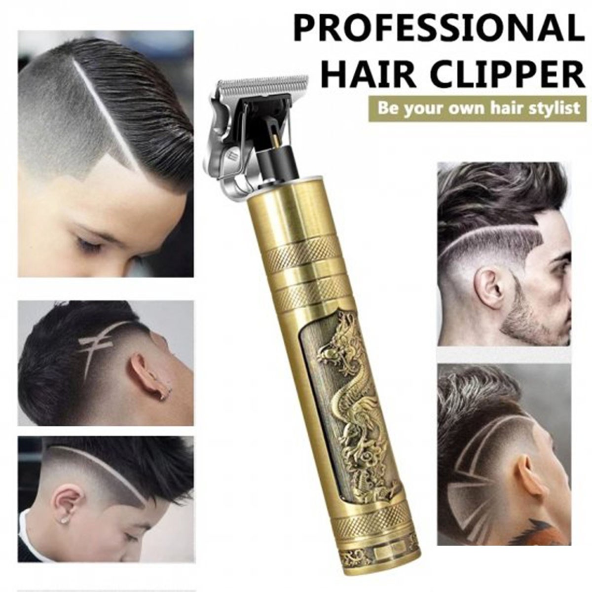 Vintage T9 Hair Cutting Machine Hair Trimmer Recharge Professional Cordless Hair Trimmer
