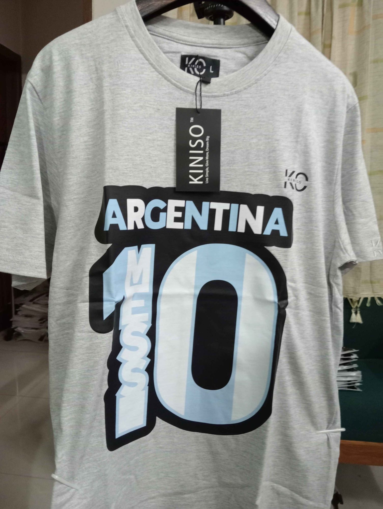 Unique Argentina Messi 10 Football Printed T-Shirts for Men