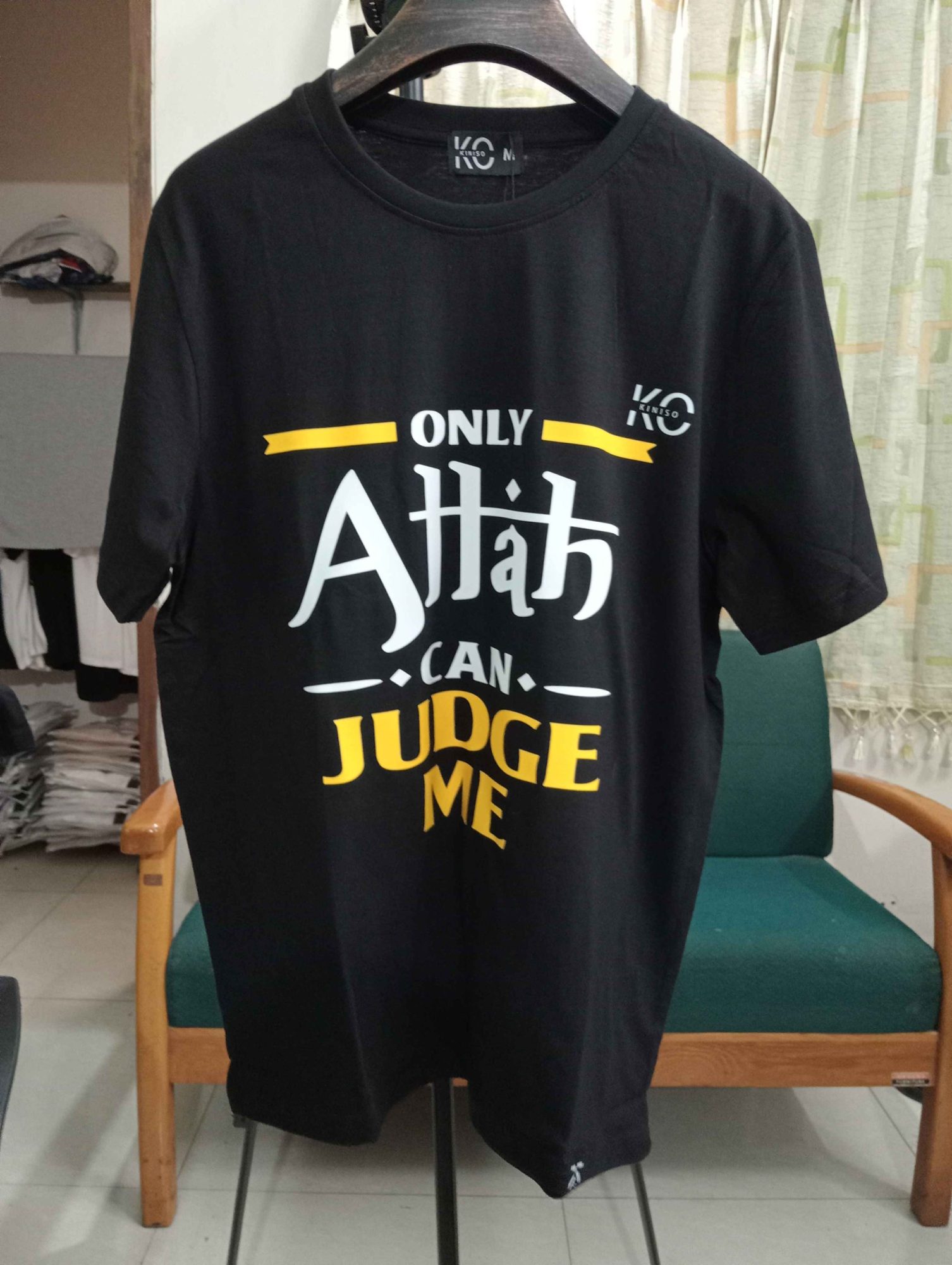 Islamic T-shirt – Only Allah Can Judge Me – Modest Men’s Crew Neck Half Sleeve tshirt in BD