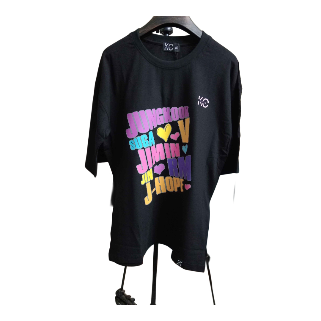 BTS Member Names – T-shirt for Women in Bangladesh