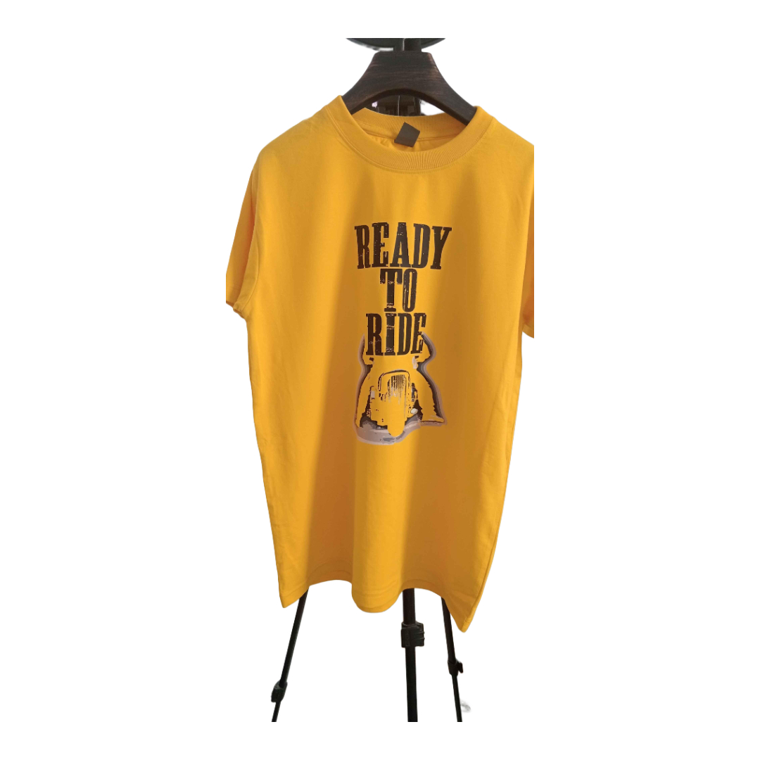 Motorcycle t-shirts with Ready to Ride designs