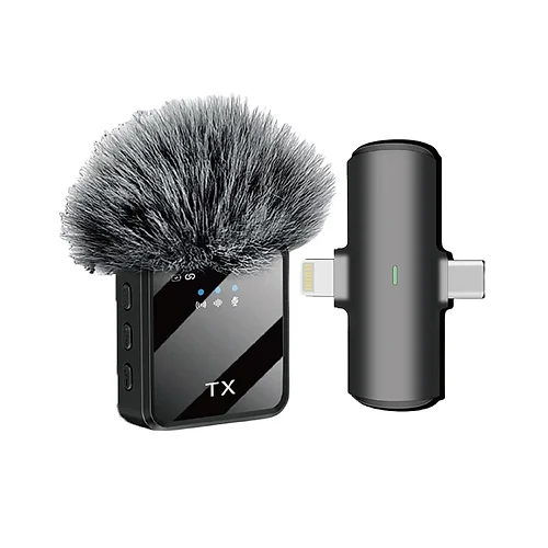 Microphone 2in1 Wireless Lavalier F15-2 USB Type C + i phone