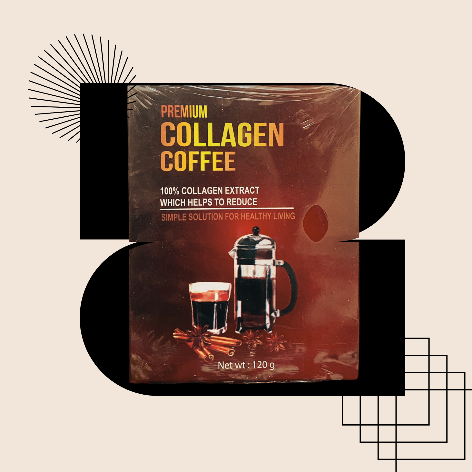 Elite sliming collagen coffee