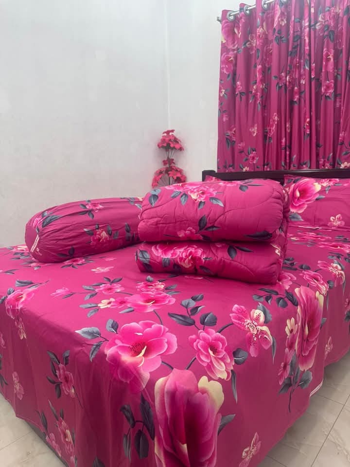 Premium King Size Comforter 5Pcs Set