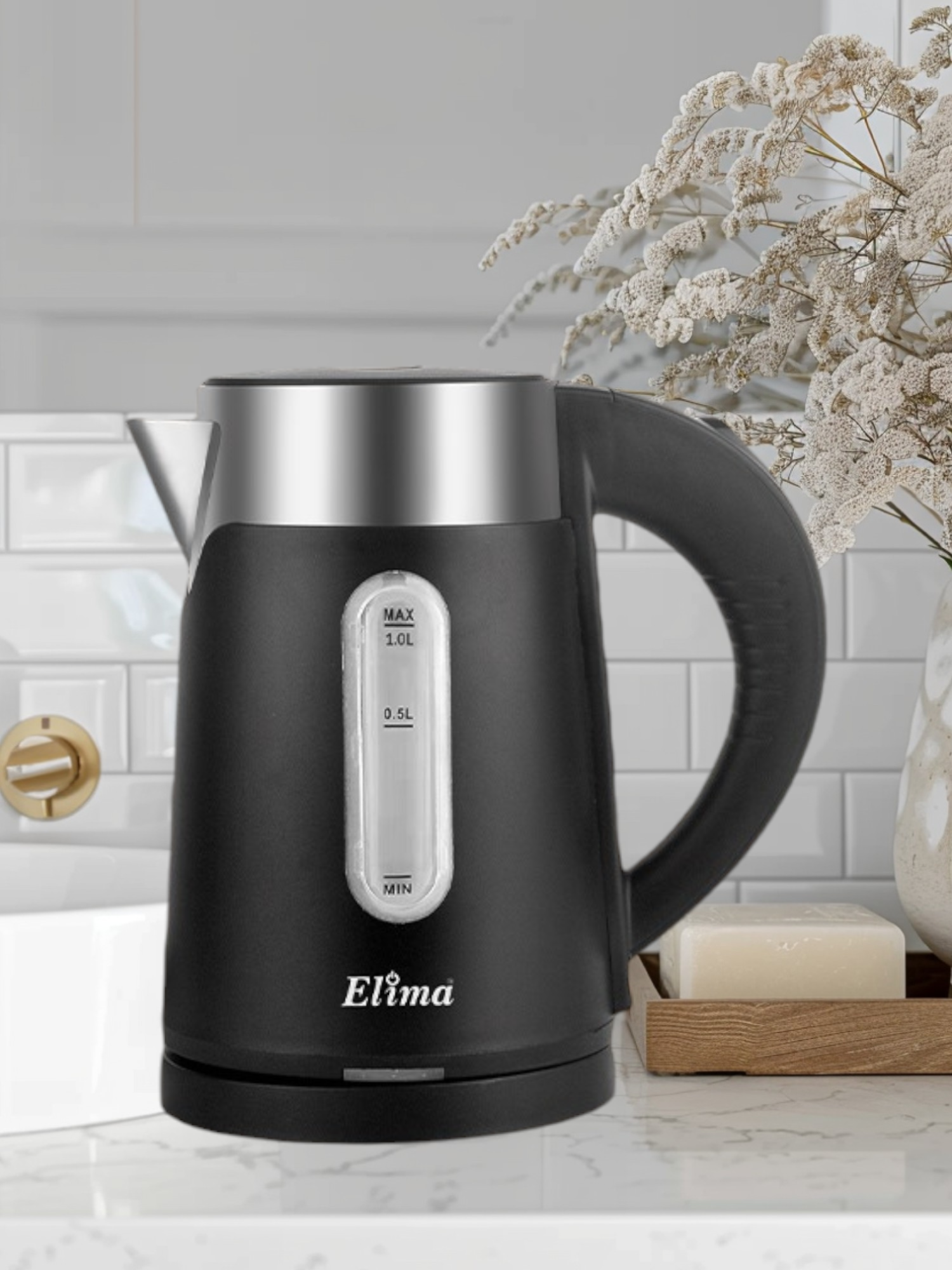 Elima EMK-101W 1.0 litre high grade electric kettle