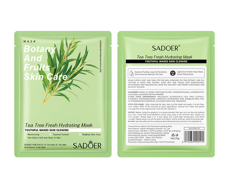 SADOER Tea Tree Fresh Hydrating Mask