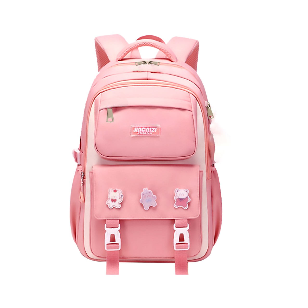 Kids Backpack Children School Bags Waterproof Primary Schoolbag Book Bag (Pink) Code : 7156