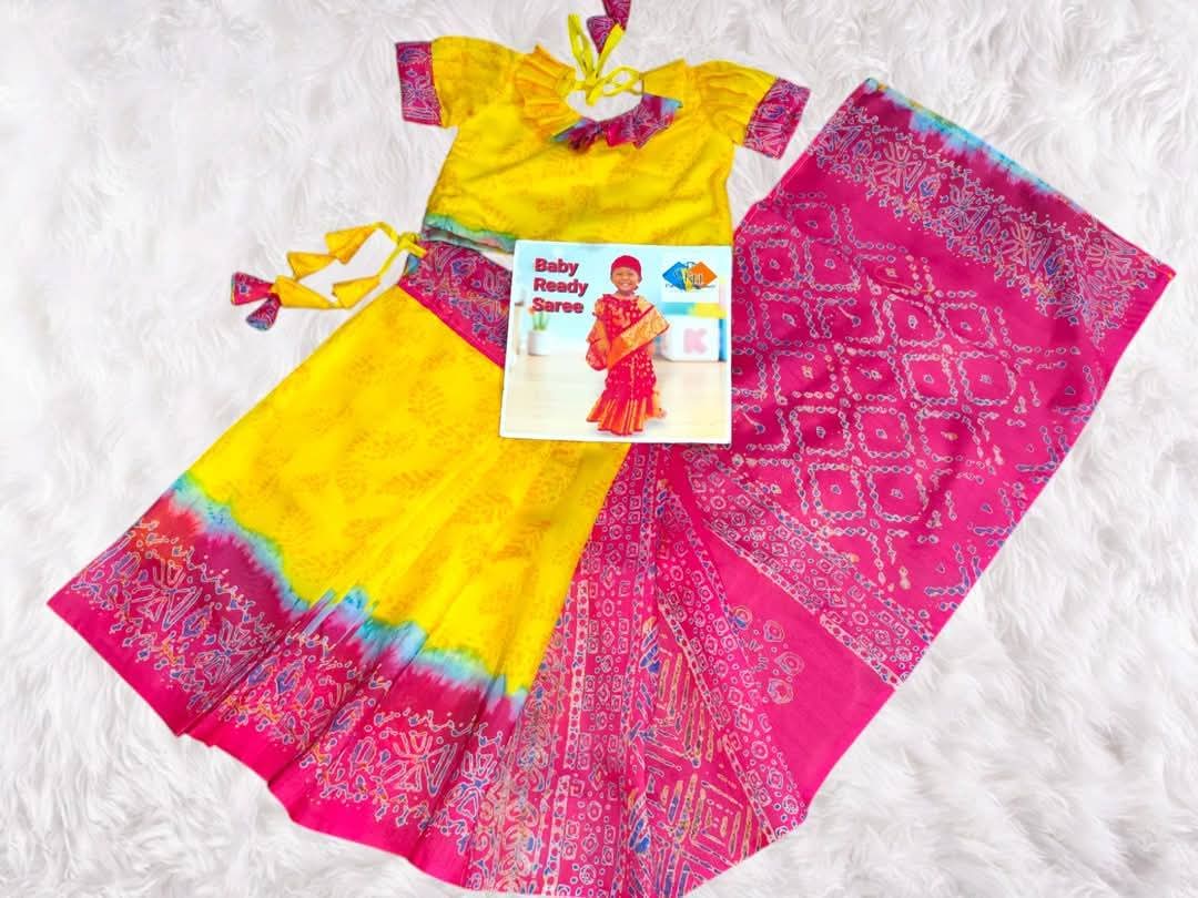 ভাইরাল চান্দুরী সিল্ক বেবি রেডি শাড়ি