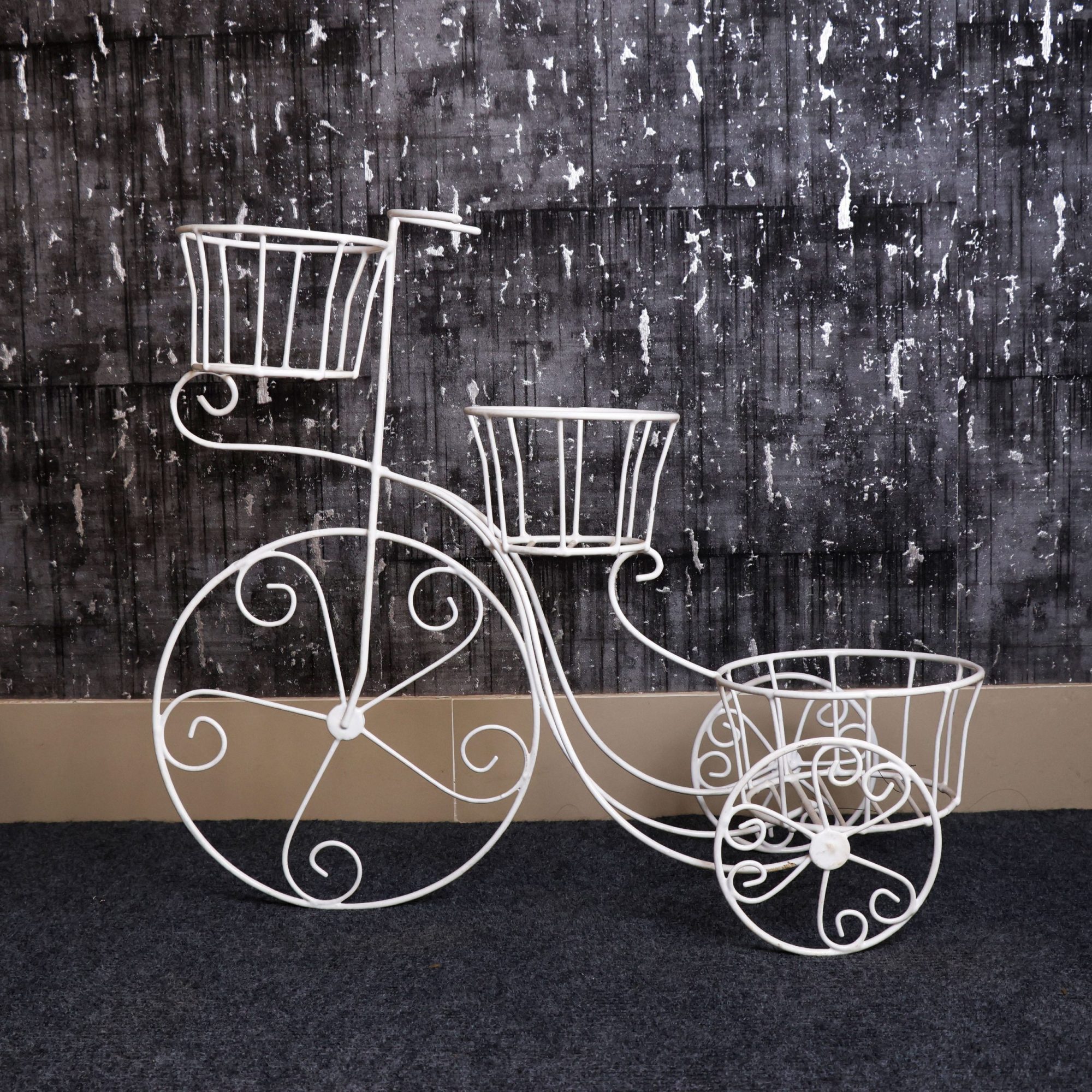 Metal Flower cycle stand
