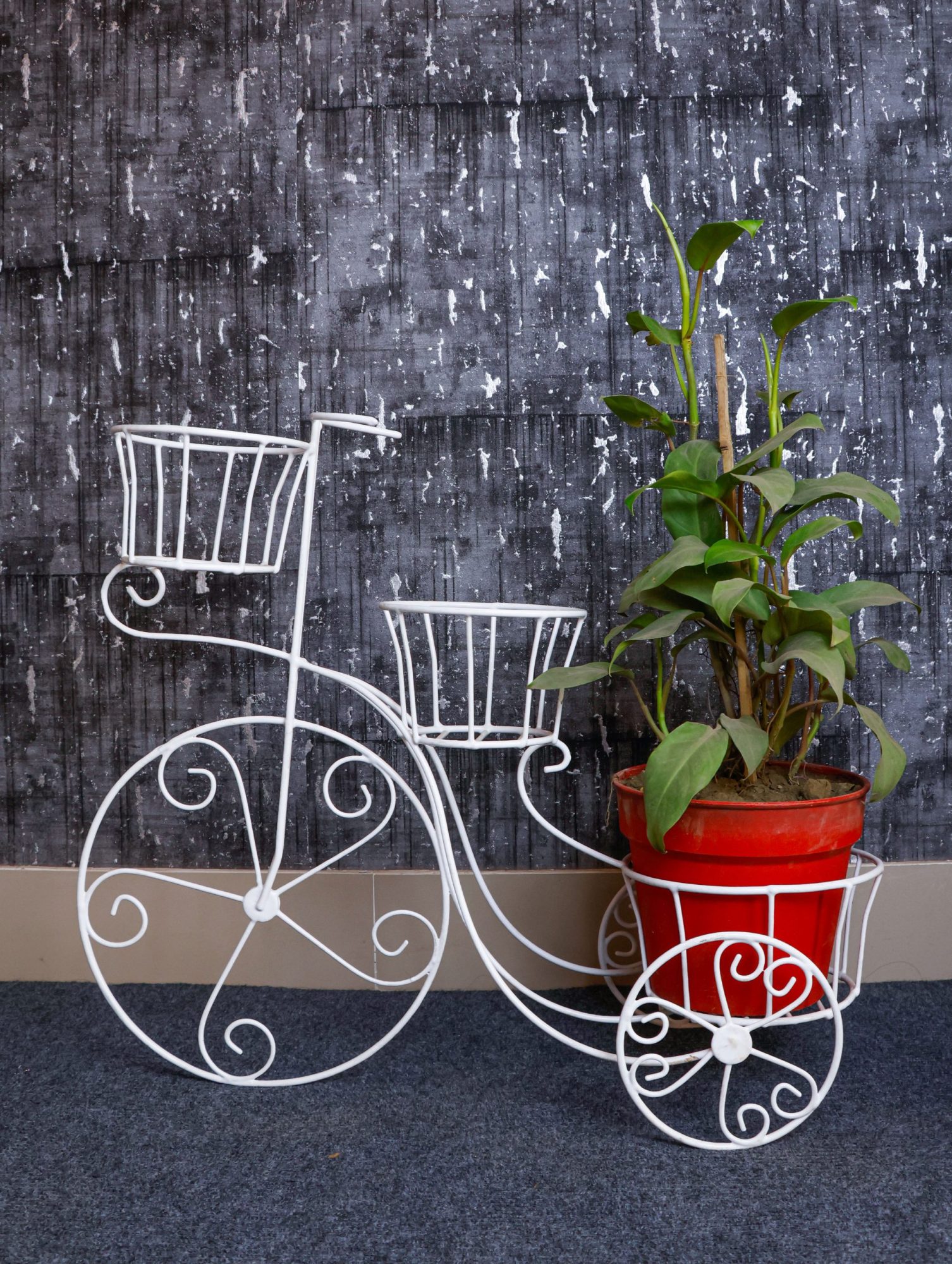 Metal Flower cycle stand