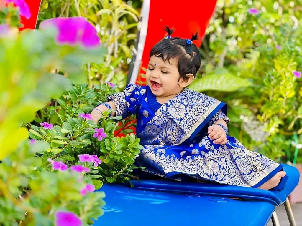 ঈদ কালেকশন বেবি রেডি কাতান শাড়ি