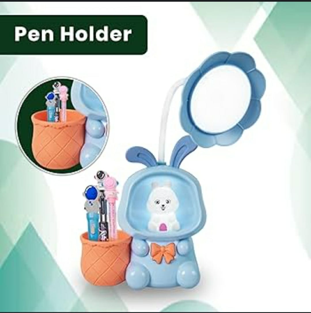 Product details of Cute Desk Lamp with Pen Holder Snail Rechargeable LED Table Lamp for Kids Foldable Reading Desk Light for Bedroom Nursery Study Home-D Shop