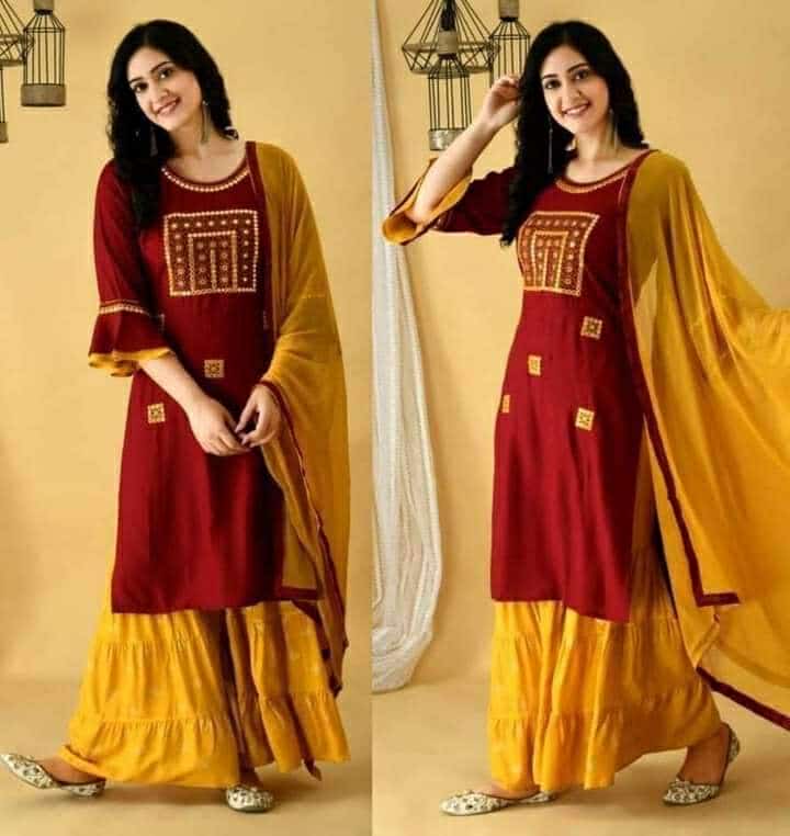 সৃজা এম্বোডারি গারারা থ্রি পিস কালেকশন