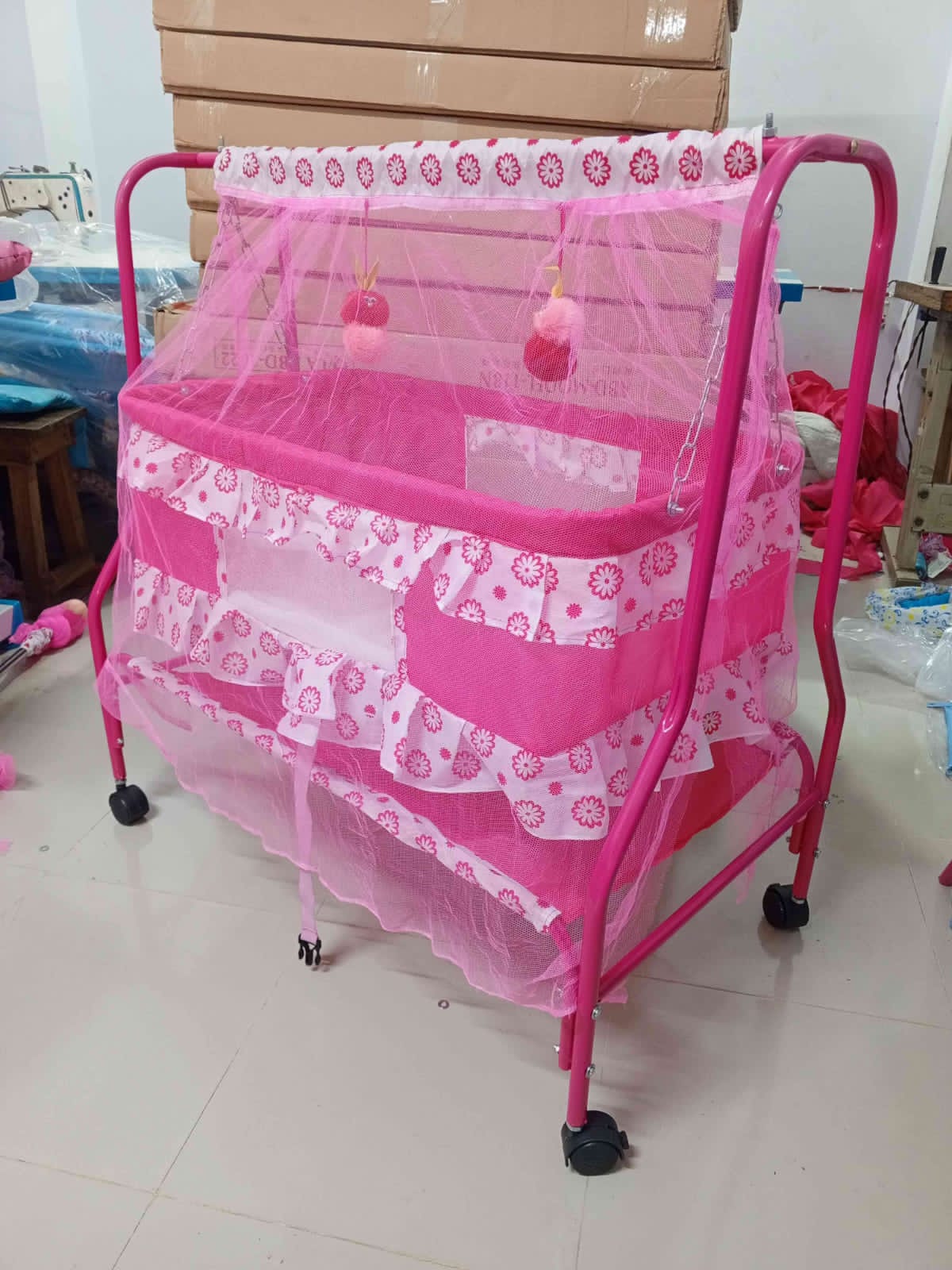 নিউ বর্ন বেবি দোলনা – new born baby dolna 733 super