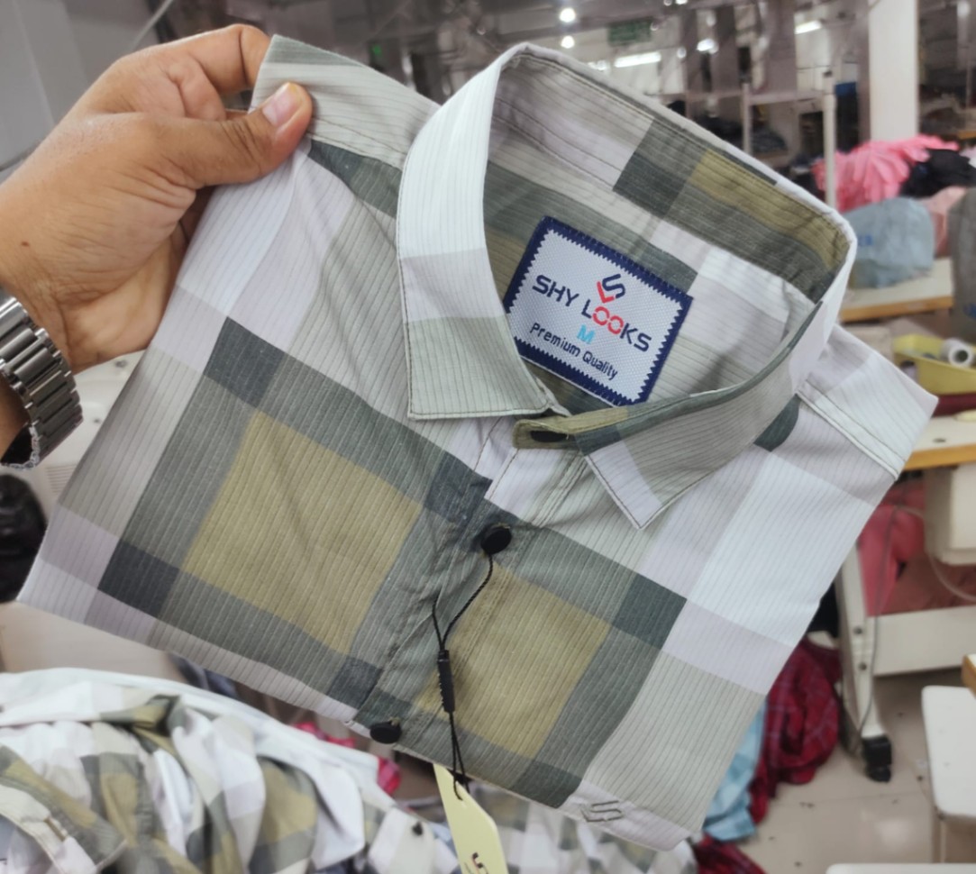 Premium Signature China Magnet Cotton Check Shirt