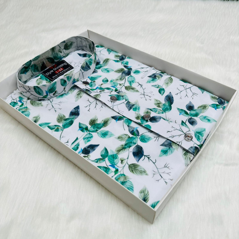 Premium Digital Print Cotton Panjabi Code: 5715