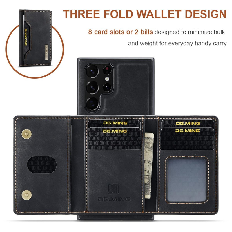 Leather Samsung Case for S23 Ultra & S24 Ultra with Free Card Holder Wallet