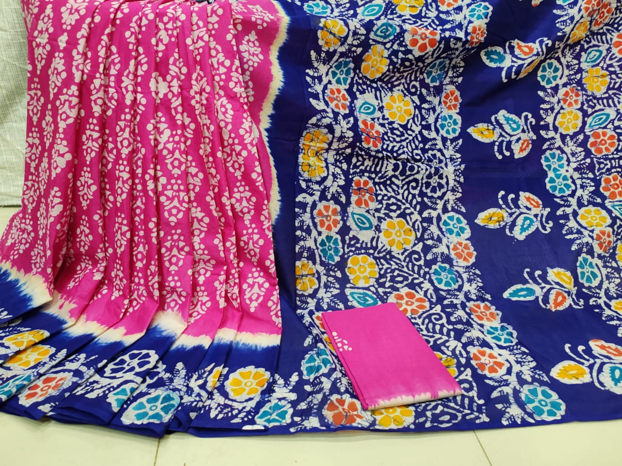 Batik Cotton Saree❤️