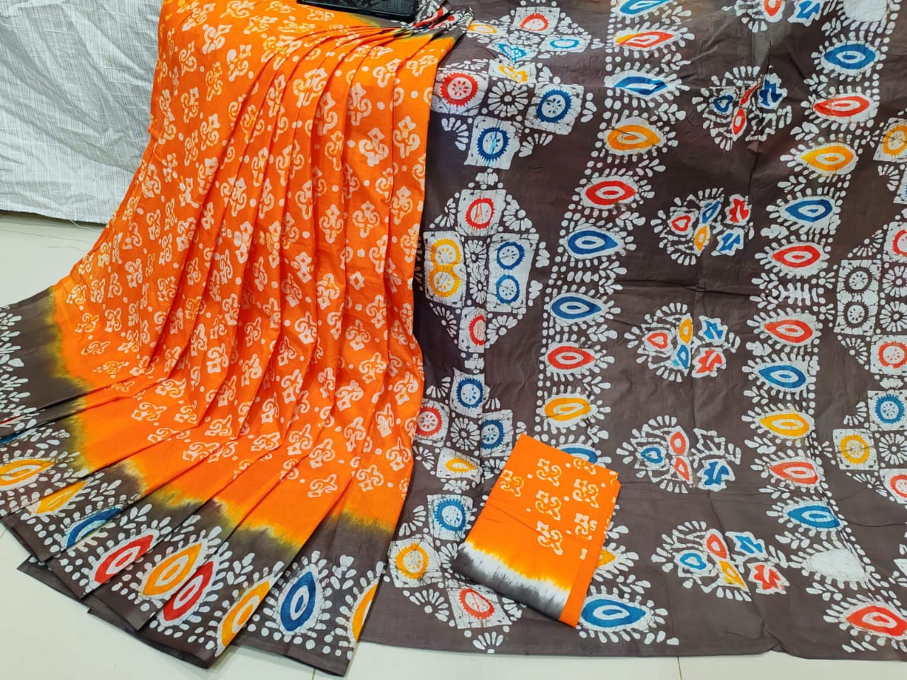 Comillar Batik Cotton Saree❤️