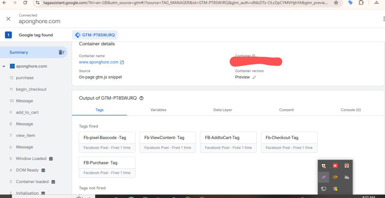 Set Up GA4, GTM, Facebook Pixel & Google Ads Conversion Tracking.