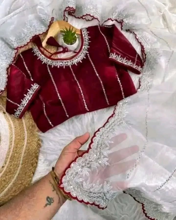 Georgette Sharee with Blouse Piece