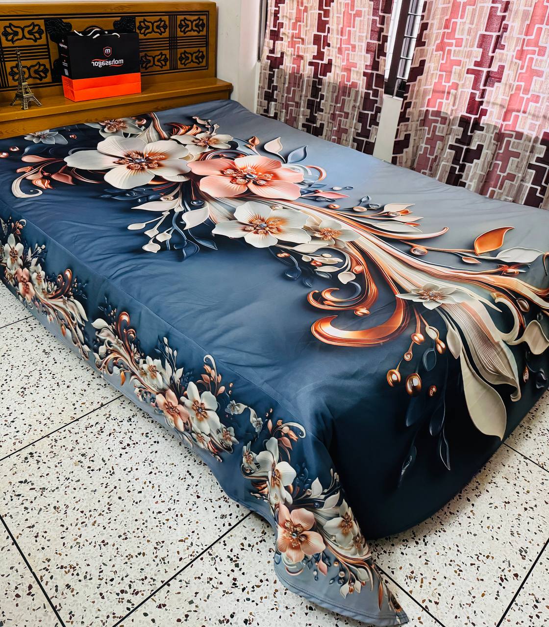 China premium 3D Design Bed Sheet