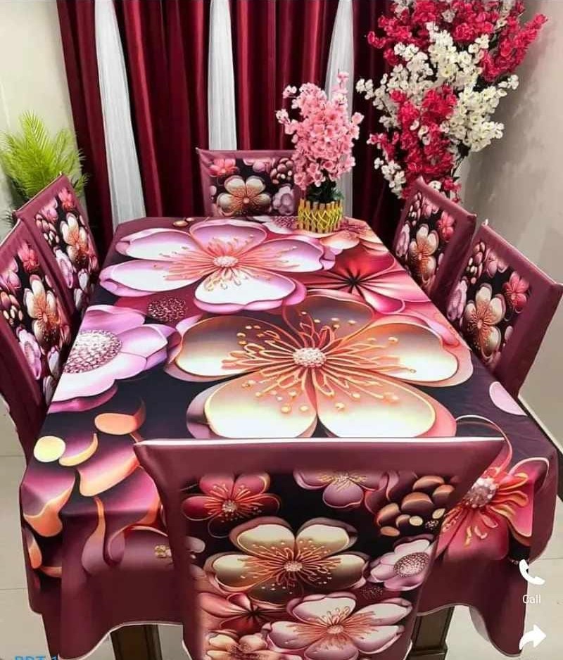 Original 3D Printed Dining Chair Table Cover