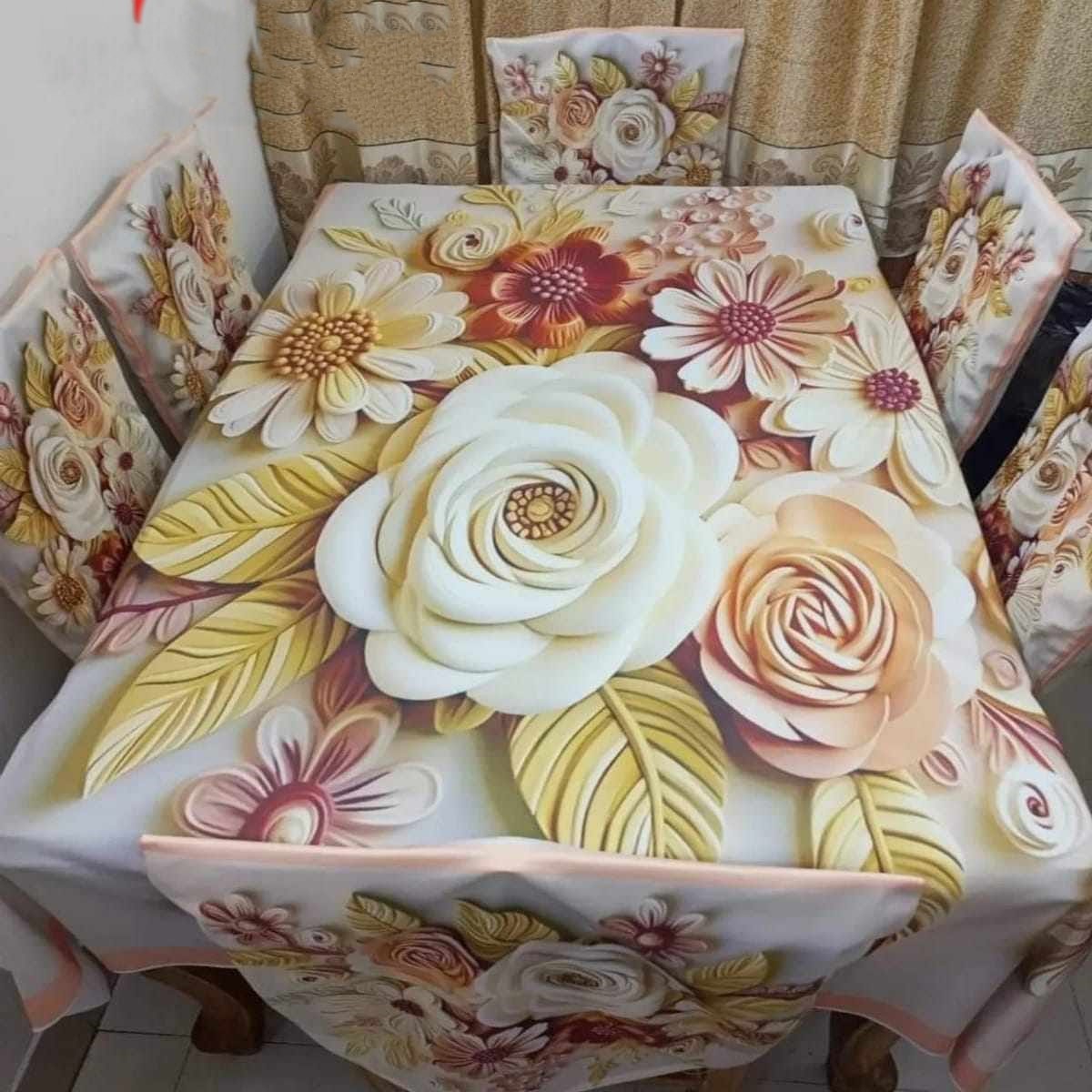 Original 3D Printed Dining Chair Table Cover