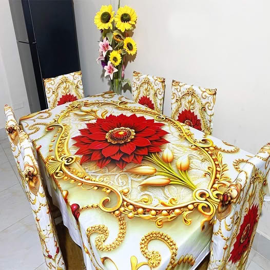 Original 3D Printed Dining Chair Table Cover