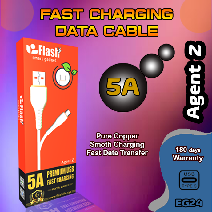 EG24C Flash Agent Z 5A Type-C Data Cable