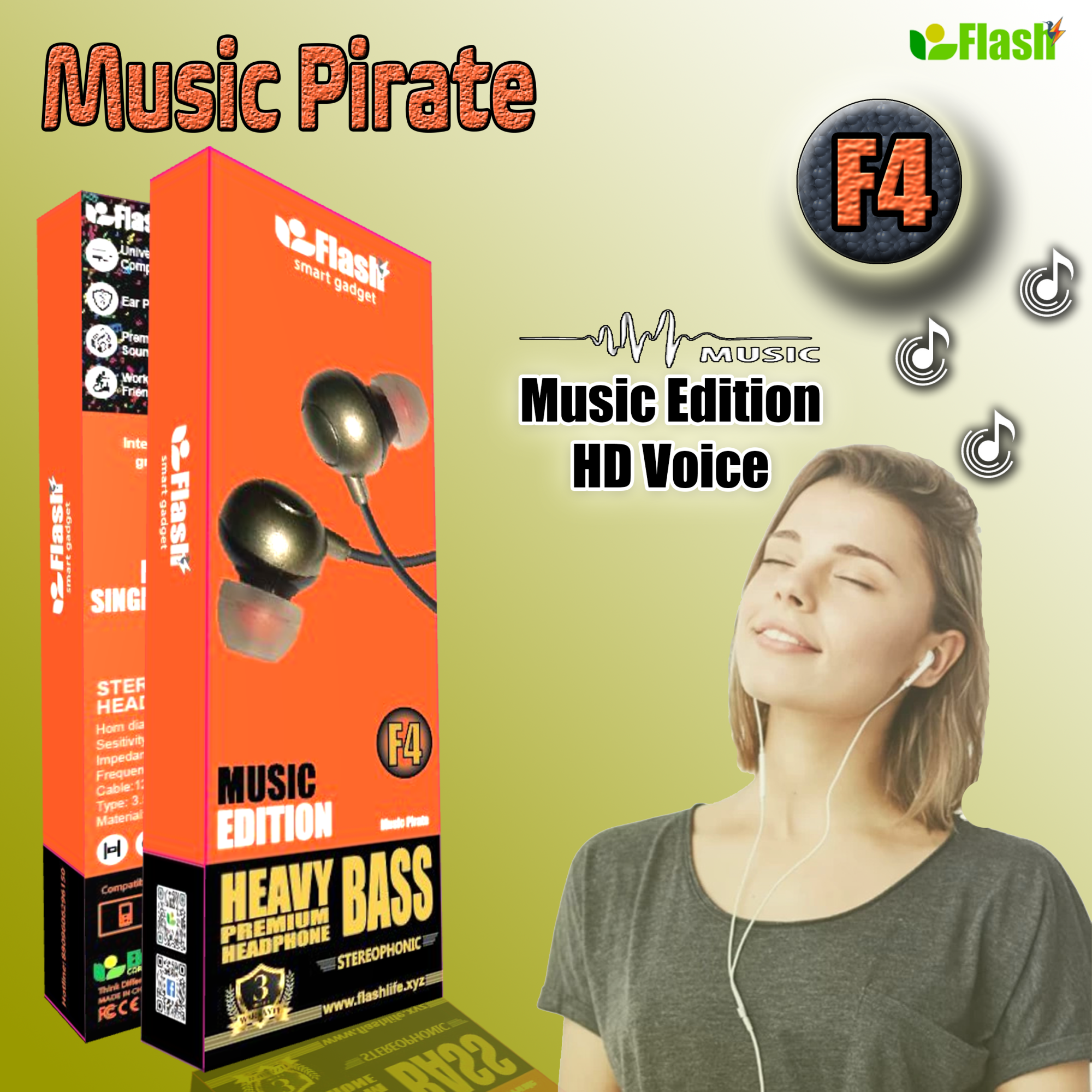 Flash F4 In-Ear Headphone