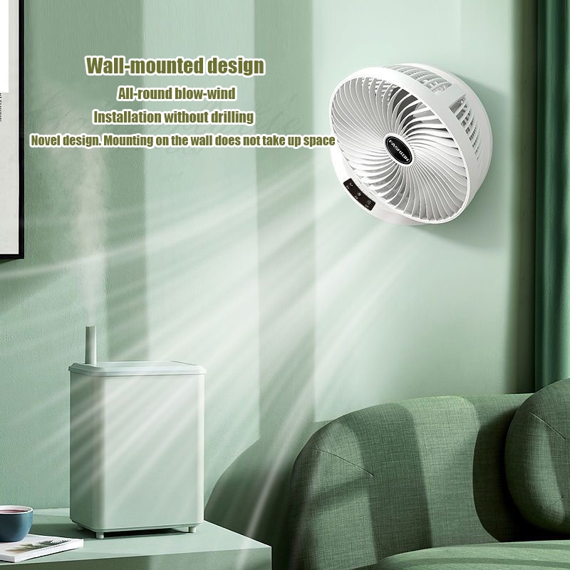 (Out Of Stock) Rechargeable Rotating Fan with Remote Control – Portable, Adjustable & Multi-Functional Fan