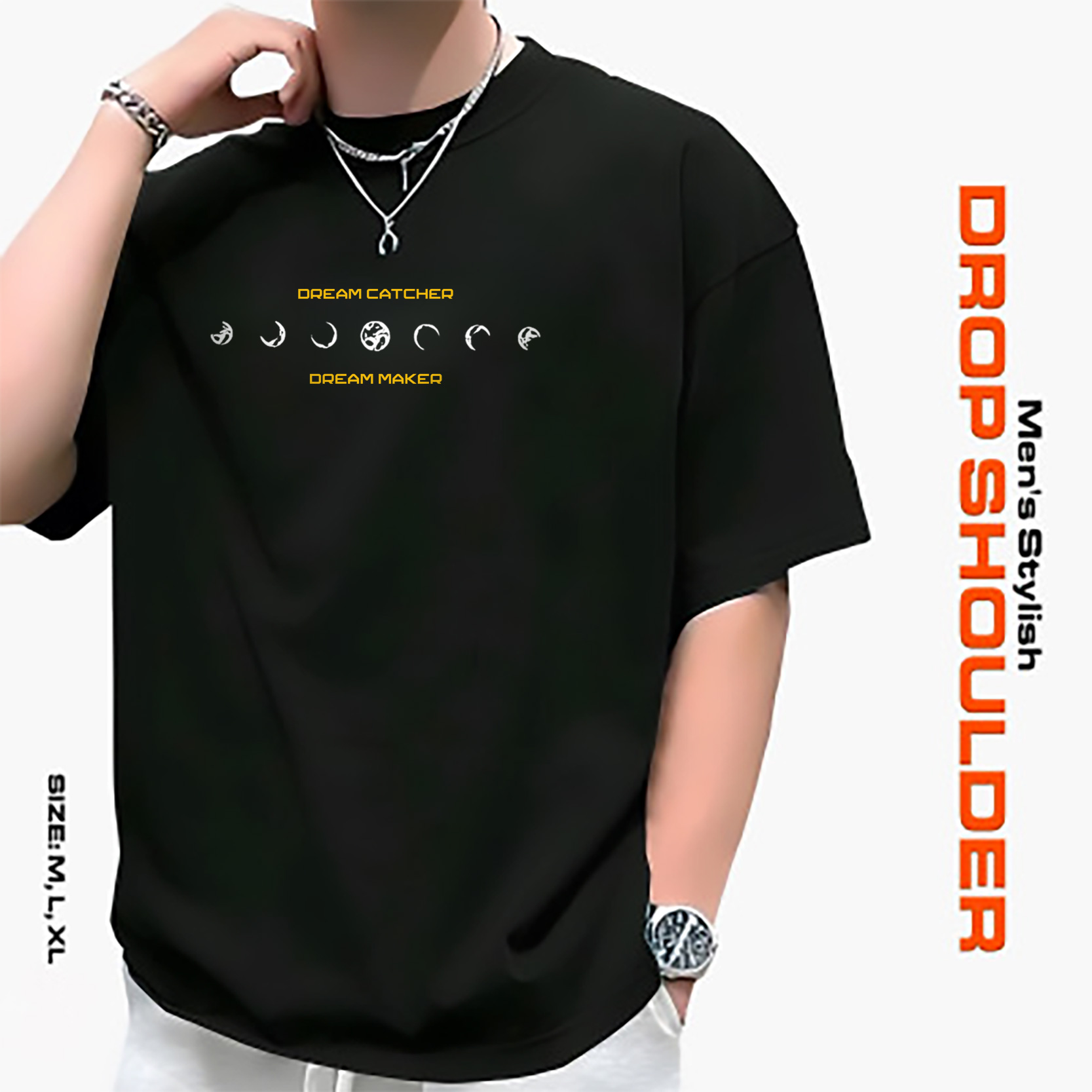 Men’s Stylish Drop Shoulder