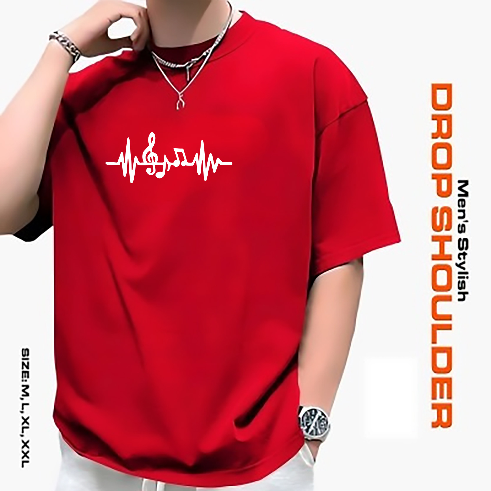 Men’s Stylish Drop Shoulder