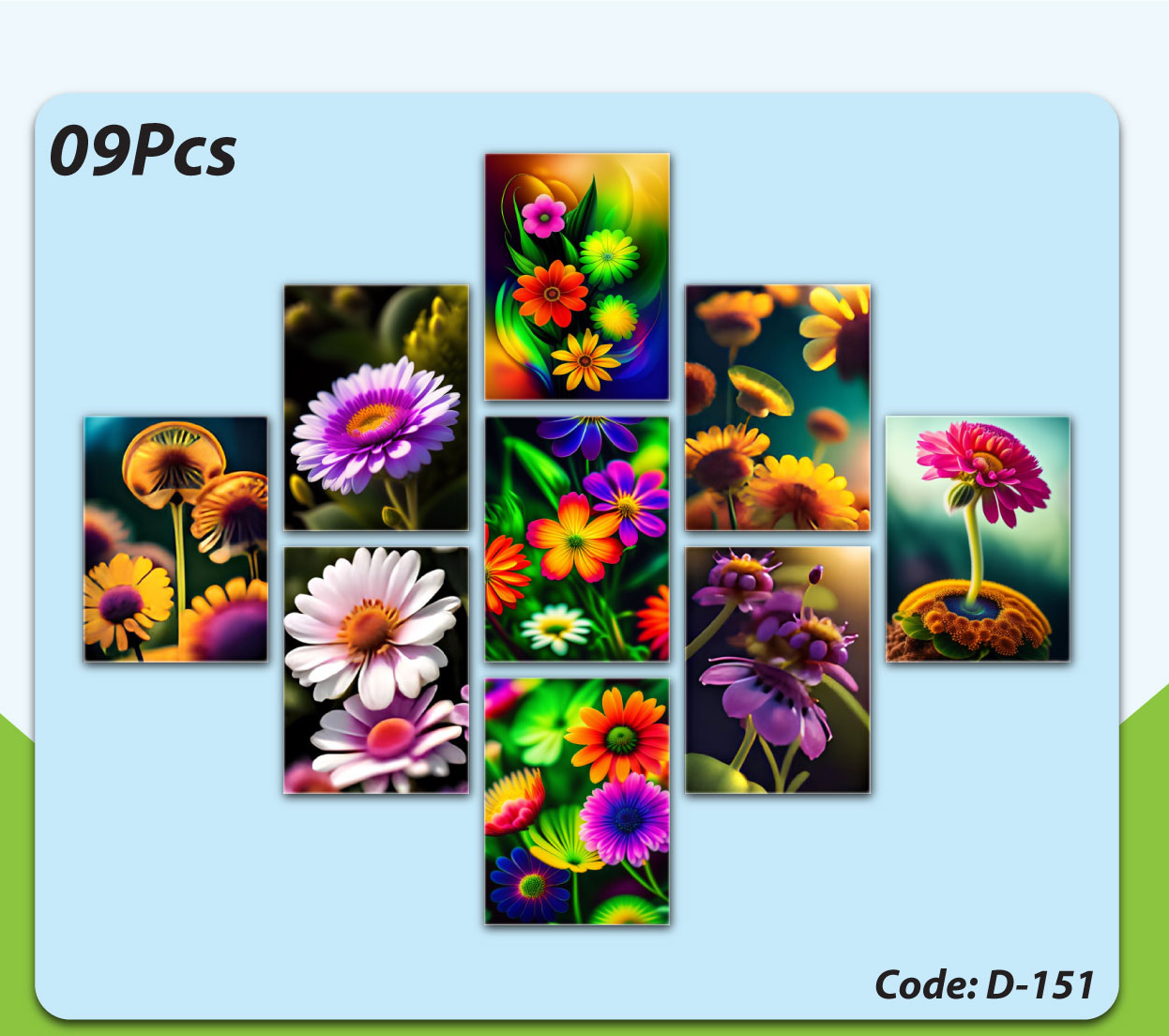 9 pieces WallBoards (8/6) inch