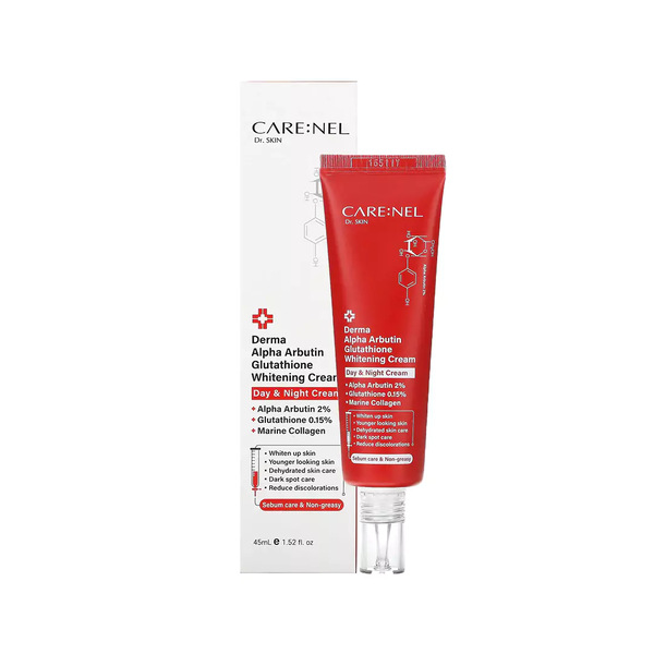 CARE:NEL Derma Alpha Arbutin Glutathione Whitening Cream 45 ml