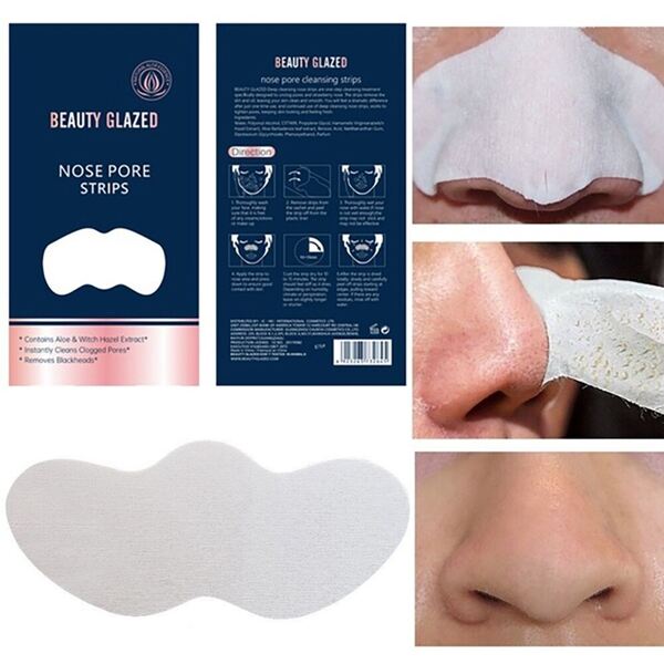 Beauty Glazed Nose Pore Strips 10 pcs