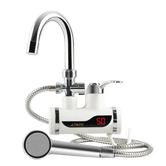 Hot Water Tap With Hand Shower For Wall Mount