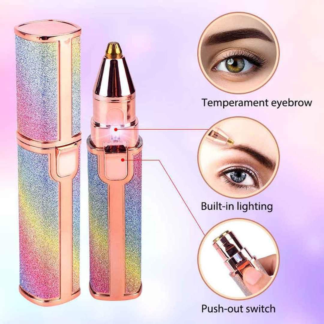 Rechargeable 2 in 1 Eyebrows and Facial Hair Remover