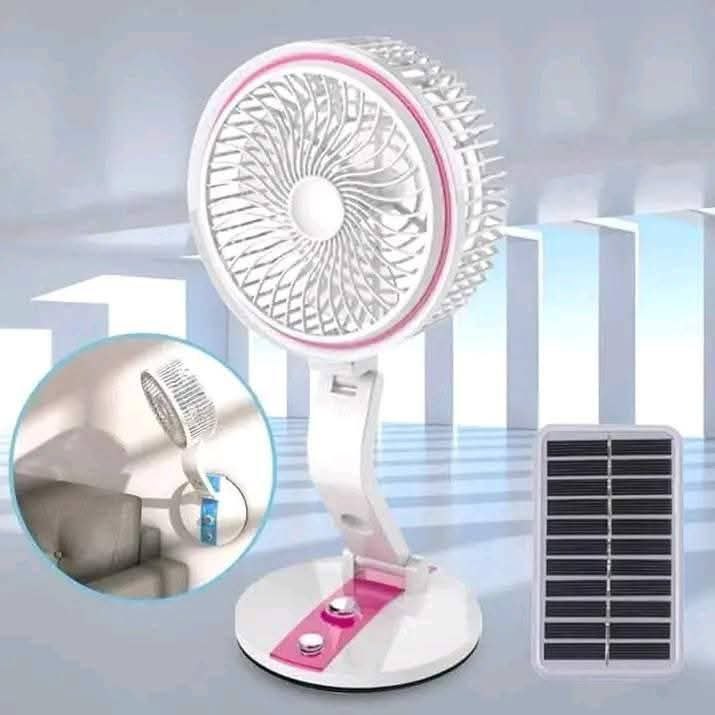 Rechargeable Folding Fan With LED Light (LR Fan)