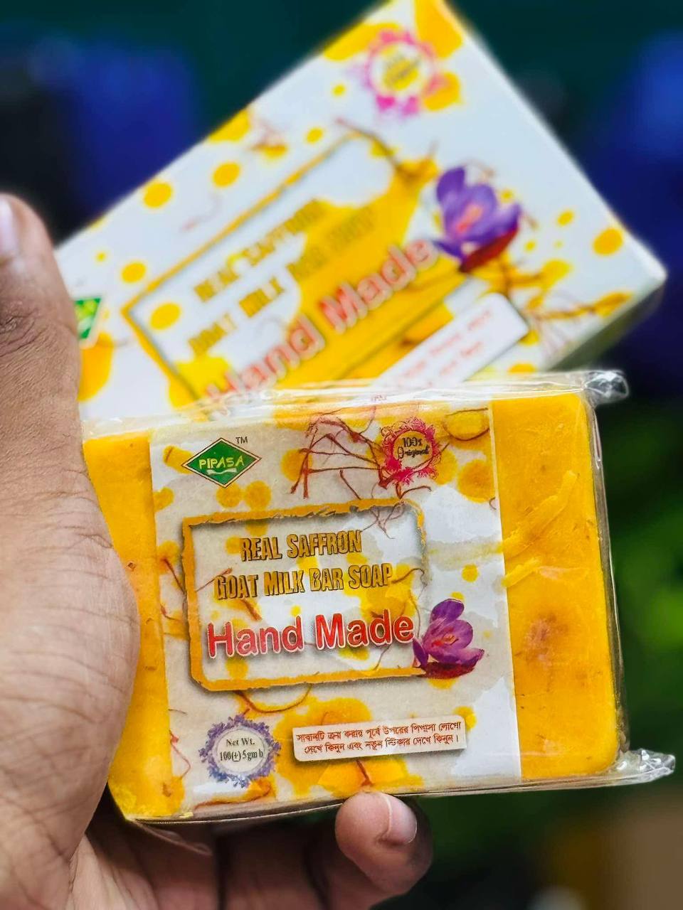 ? Saffron goat milk soap ?
